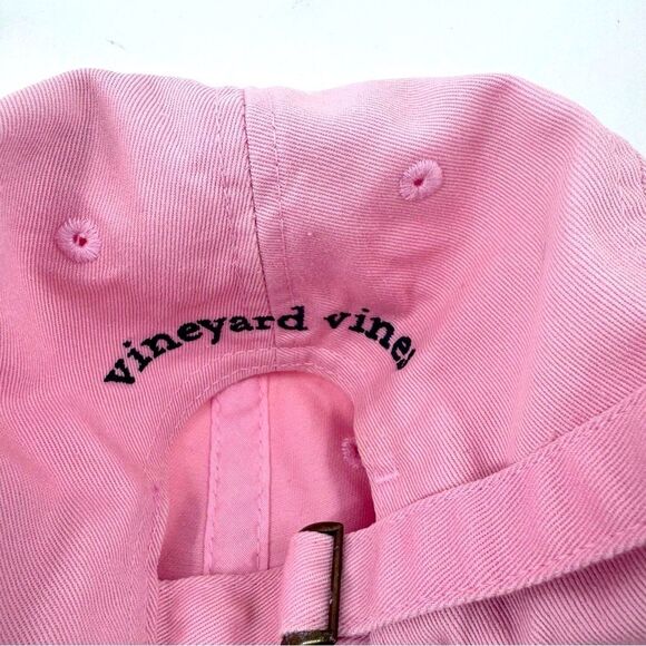 Vineyard Vines Pink Cap with Embroidered Logo - Picture 5 of 6